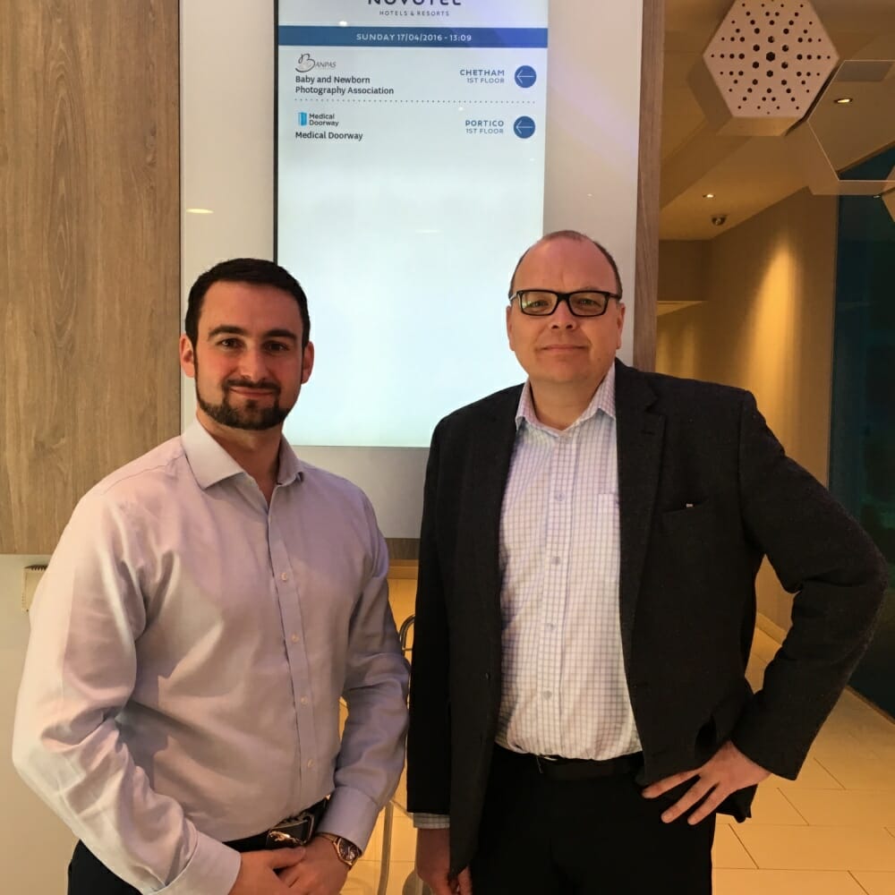 Professor Jiri Ehrmann with Ben Ambrose