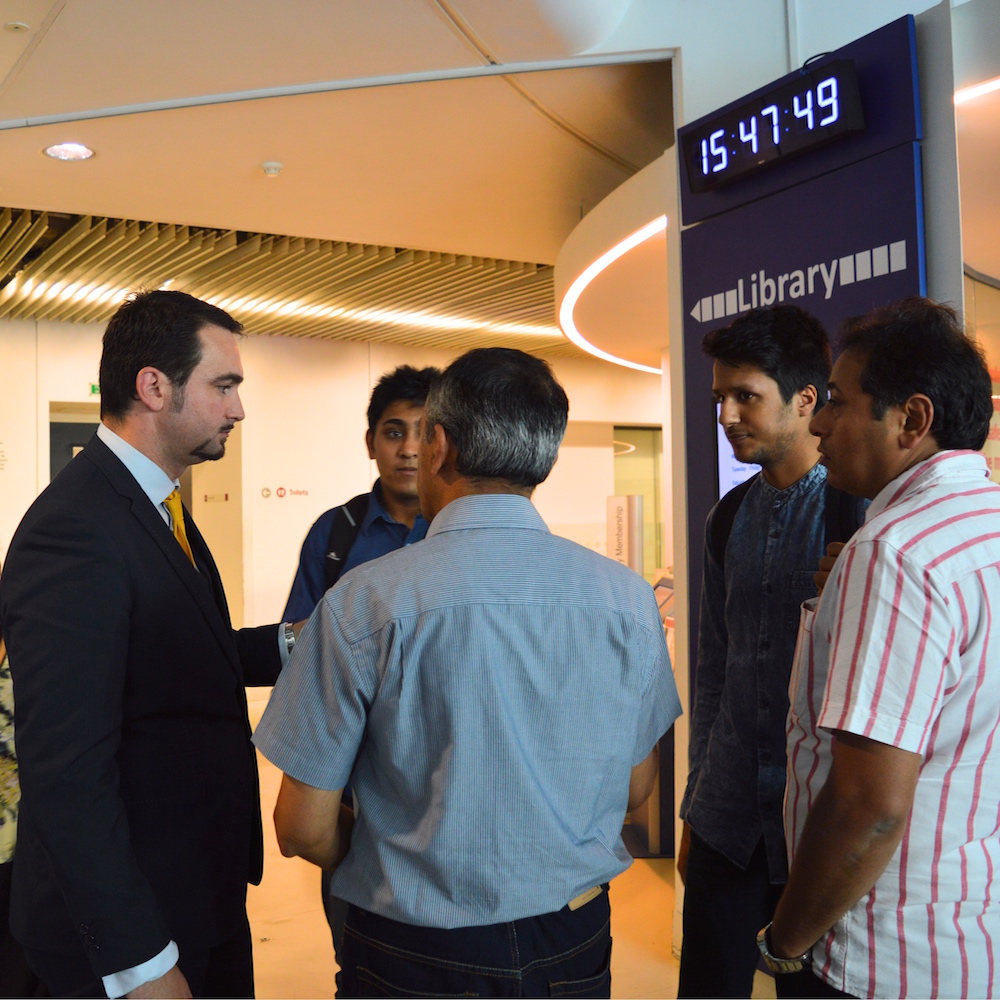 Parents and students networking
