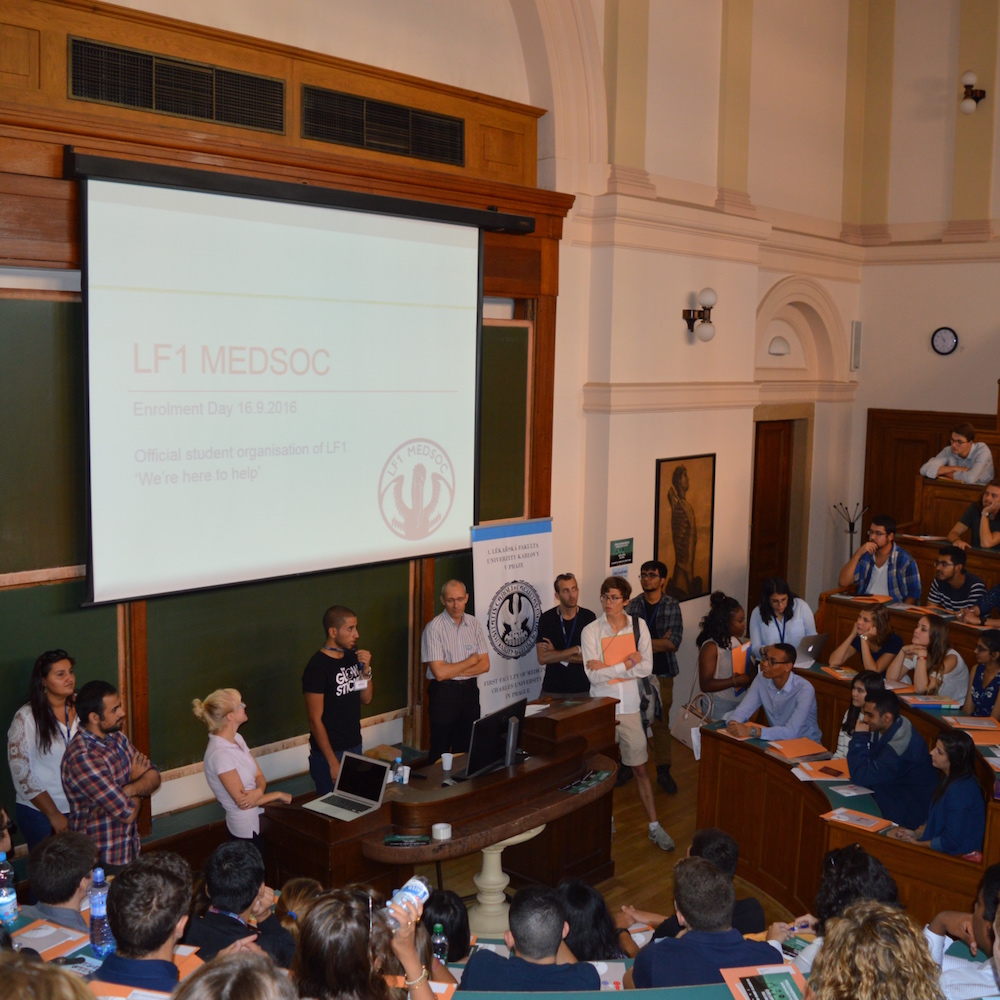 Charles University 1st Faculty 2016 Enrolment