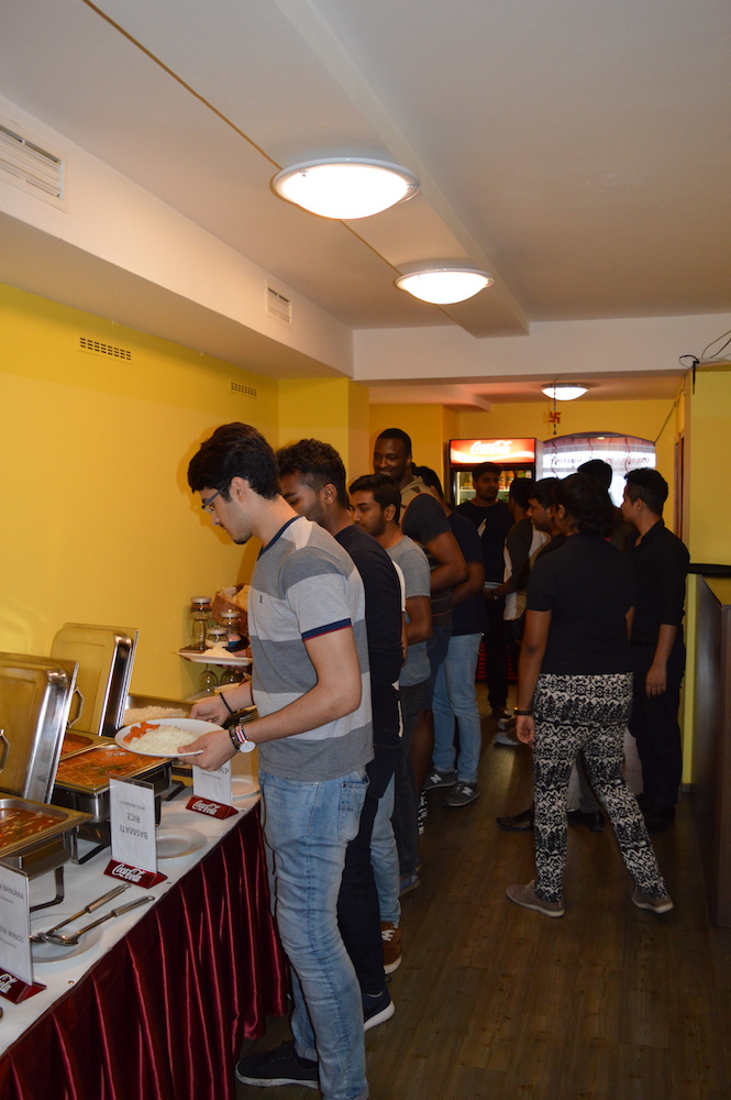 Students were treated to a complementary welcome meal by Medical Doorway