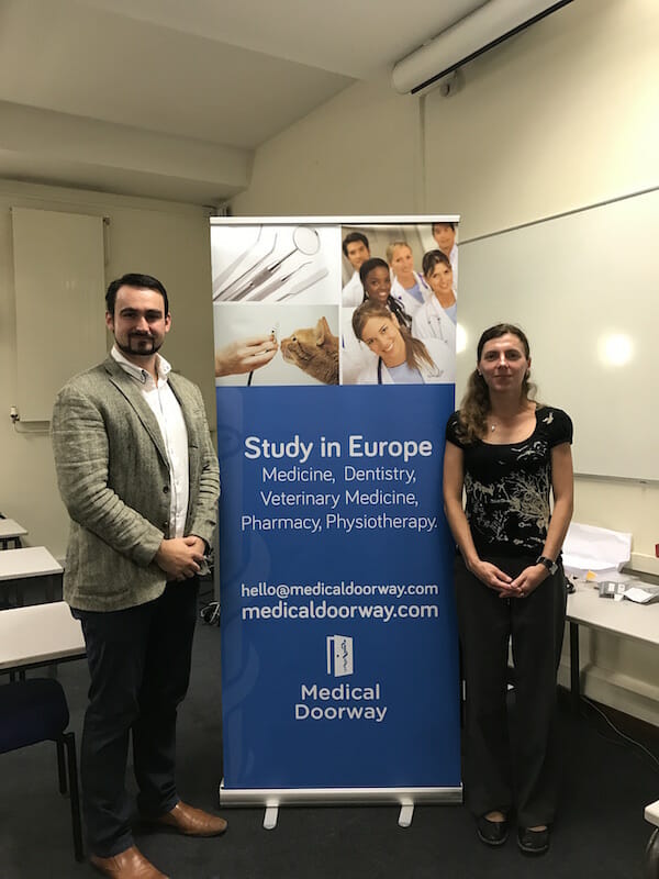 Professor Jana Franková (Department of Medical Chemistry and Biochemistry) travelled from Olomouc for the Palacky University examination.