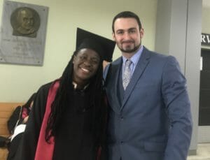 Dr Sarah Sonde graduated top of the class of 2018.