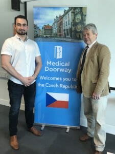Professor Miroslav Kuba represented Charles University Faculty of Medicine in Hradec Kralove. Professor Kuba was supported by Ben Ambrose from Medical Doorway.