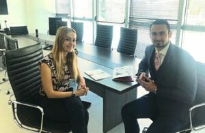 Ben met with Professor Constantina Constantinou (MD programme Director) to discuss the amazing opportunities for student to study medicine at the University of Nicosia.