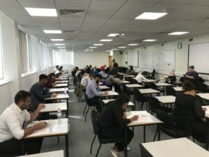 Thirty-five students registered for the Second Faculty of Medicine Entrance Examination in London.